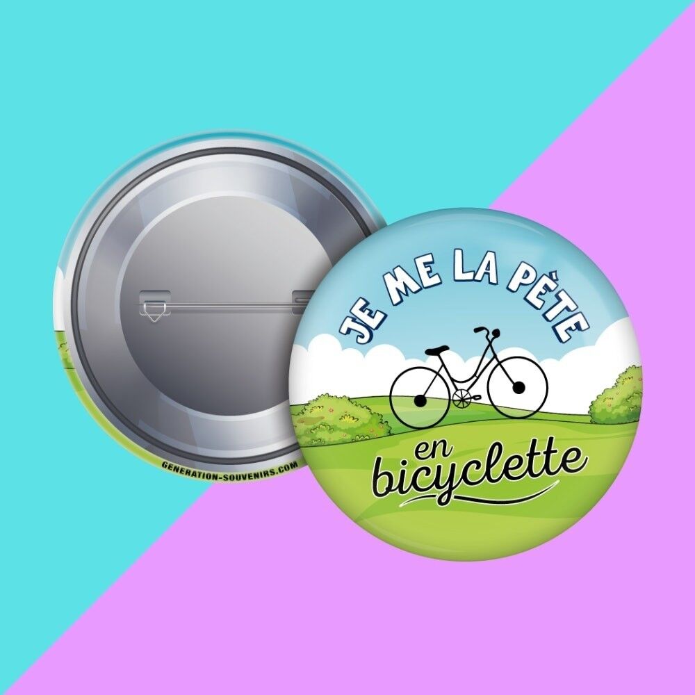 Badge - I'm going crazy on a bicycle