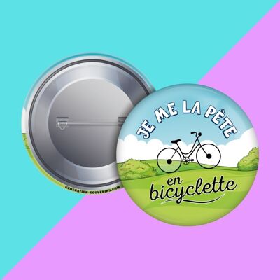 Badge - I'm going crazy on a bicycle
