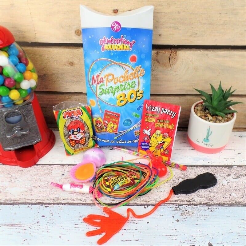 My 80's Surprise Pouch - Giocattoli e dolci retrò