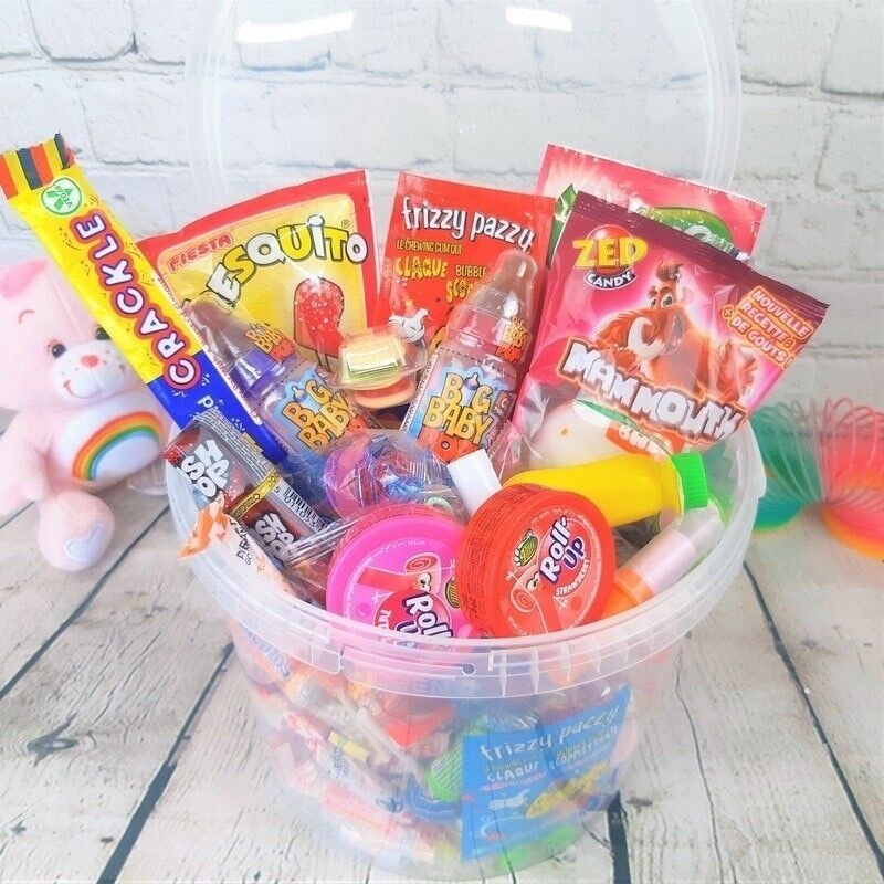 Mega secchiello per caramelle anni '80 e '90 - 2 kg