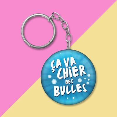 Porte-clés - Ca va chier des bulles