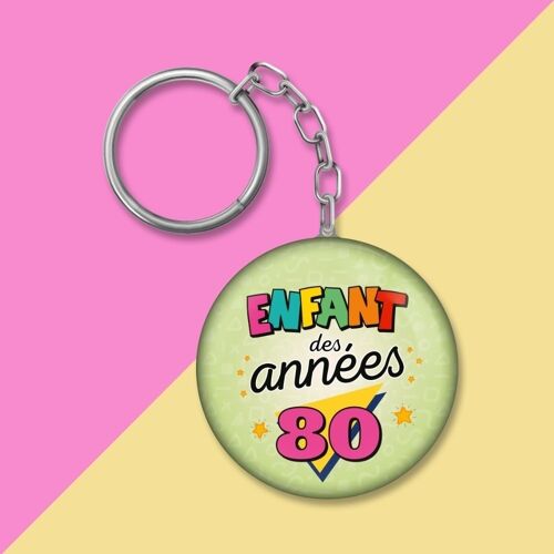 Porte-clés - Enfant des années 80