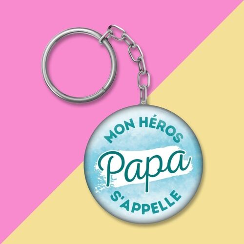 Porte-clés - Mon héros s'appelle Papa