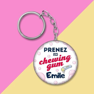 Key ring - Take a chewing gum Emile