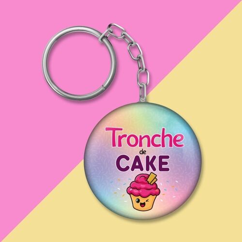 Porte-clés - Tronche de cake