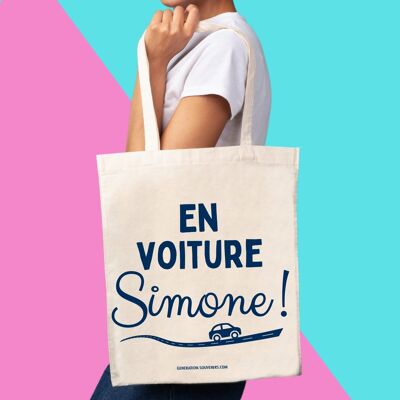 Tote bag - By car Simone