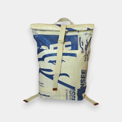 BACKPACK | Sustainable backpack in beige-blue