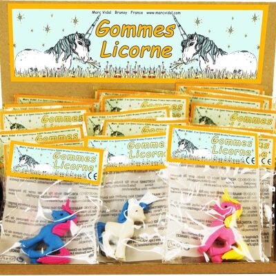 Gommes Licorne