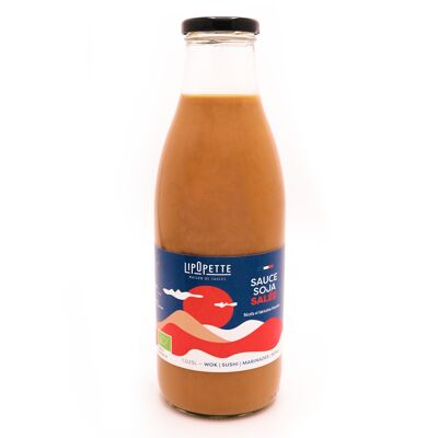 Salted soy sauce - 1.025L bottle CHR Métiers de bouche