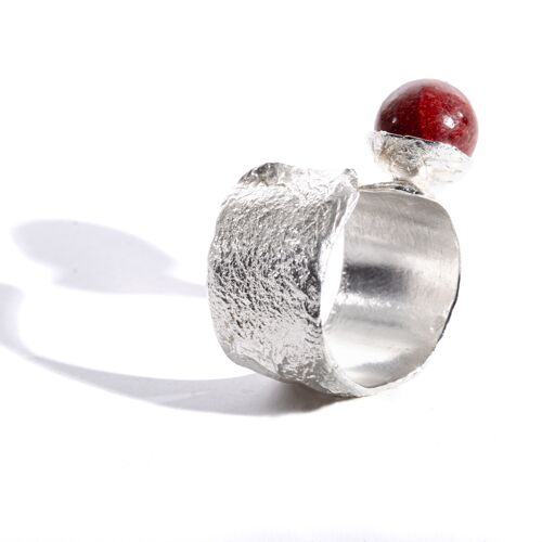 Bague Trésor de Corail en argent 950 éthique