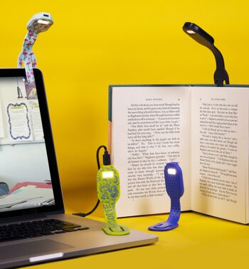 Flexilight Lampe de lecture/signets LED rechargeable 2 en 1 - Divers modèles 1