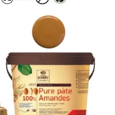 CACAO BARRY - PURE ALMOND PASTE (100% almonds) 5kg