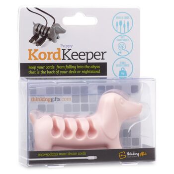 Kord Keeper Cable Holder Clip/Organiseur - Rose/Gris/Bleu/Noir 5