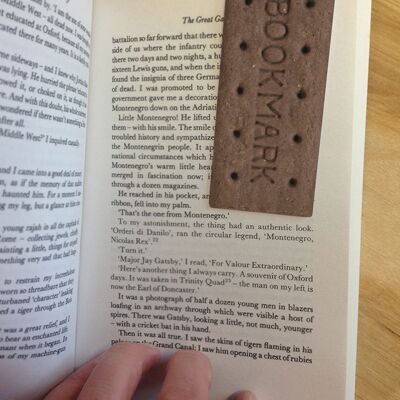 Biscuit Funny Magnetic Bookmark
