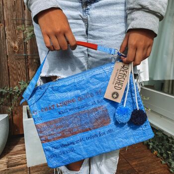 BAG-IN-BAG' (XL) | Sacs upcyclés en bleu 3