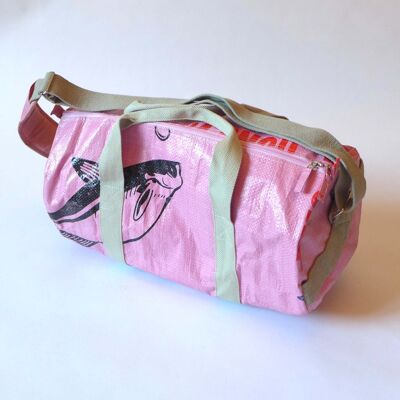 Bag 'SPORTY BAG' - upcycled fish feed bags - weekender