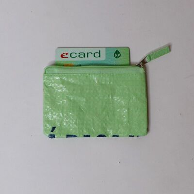 Borsa 'Mini-Zipper' - sacchetti di mangime per pesci riciclati e sacchetti di cemento - #pesce Verde chiaro
