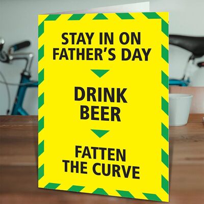 Drink Beer Funny Fathers Day Card