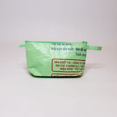 Bag 'MARLIES' - upcycled fish feed bags - #fish light green