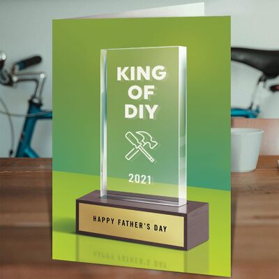 King Of DIY Fathers Day Card