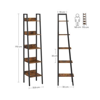 Échelle de conception industrielle avec 5 planches 10