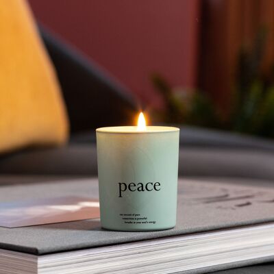 Small Scented Peace Candle - Limited Edition