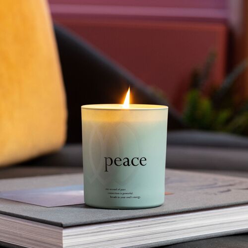 Large Scented Peace Candle