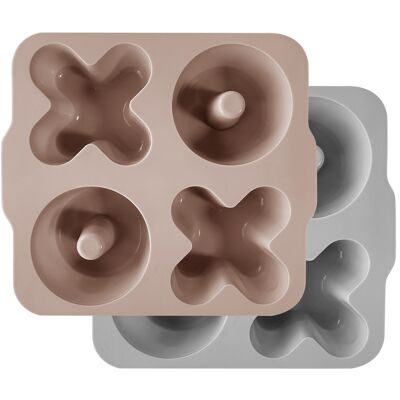 SHAPES MOLD BEIGE BUBBLE/GRAY NACRE