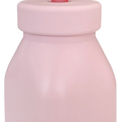 PINK CREPE/ PINK BOTTLE WITH STRAW