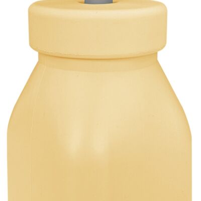 BOTTLE WITH STRAW YELLOW BUTTER/GRAY