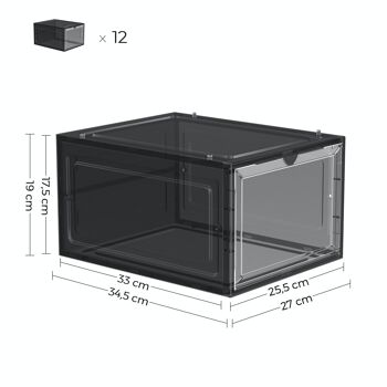 Set van 12 schoenendozen avec klep 8