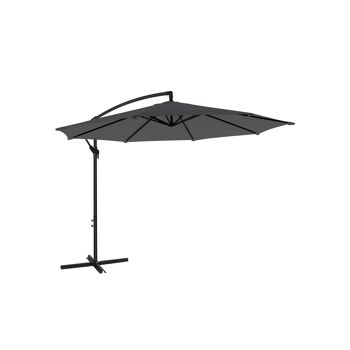 Parasol 300 cm gris 1