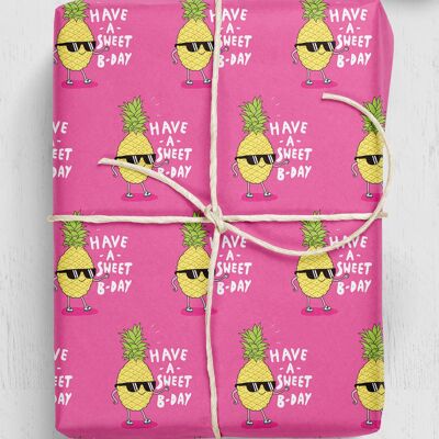 Have A Sweet B-Day Gift Wrap