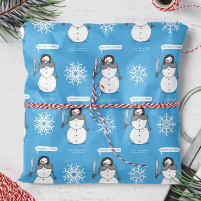 Jon Snowman Gift Wrap