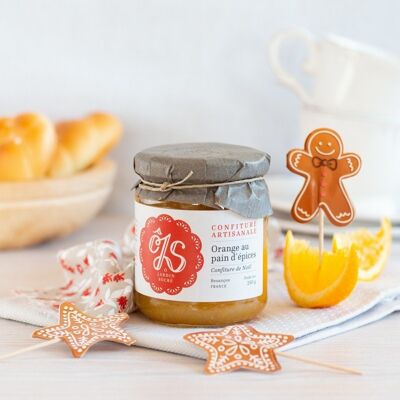 Confiture d'orange au pain d'épices