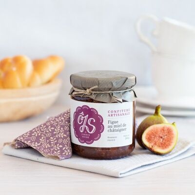 Fig jam with chestnut honey