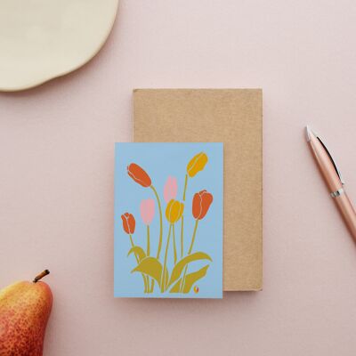 Ilustración "Tulipanes" - Impresión / Póster / Tarjeta