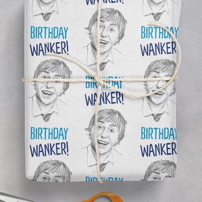 Birthday Wanker Rude Gift Wrap