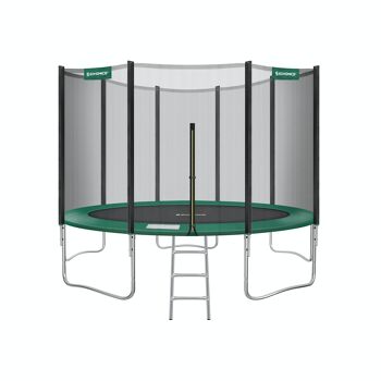 Tuintrampoline 427 cm avec filet veiligheids 1