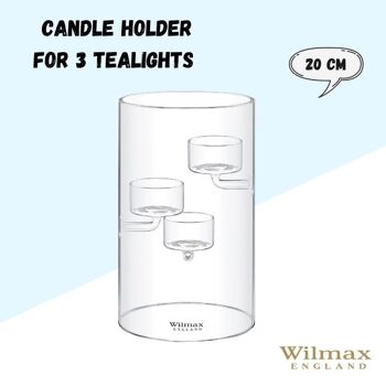 Candle Holder for 3 Tealight WL‑888906/A 5