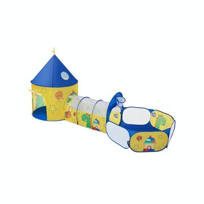 Speeltent voor kinderen gelb-blauw