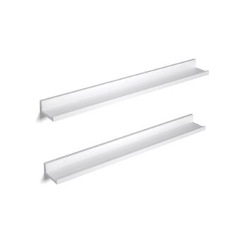 Wandplanken set van 2 blanc 2