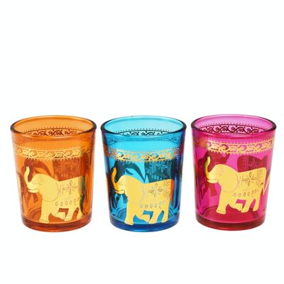 Elephant tealight holder (assorted)