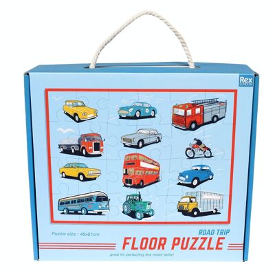 Floor puzzle - Road Trip