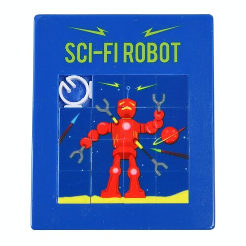 Slide puzzle - Sci-fi robot