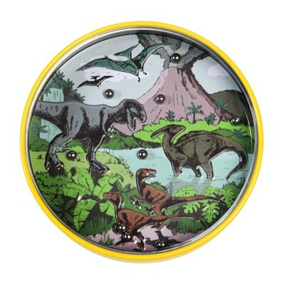 Tin tilt puzzle - Prehistoric Land Dinosaur