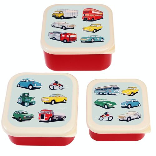 Snack boxes (set of 3) - Road Trip