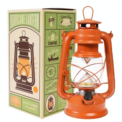 LED hurricane lantern - Orange