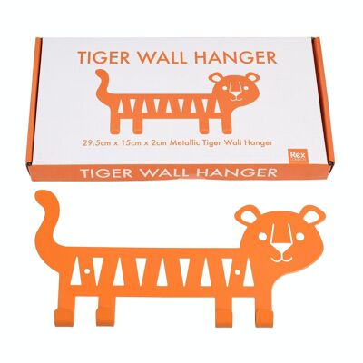 Support mural en métal - Tigre