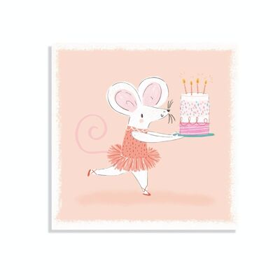 Tarjeta de cumpleaños - Mimi y Milo